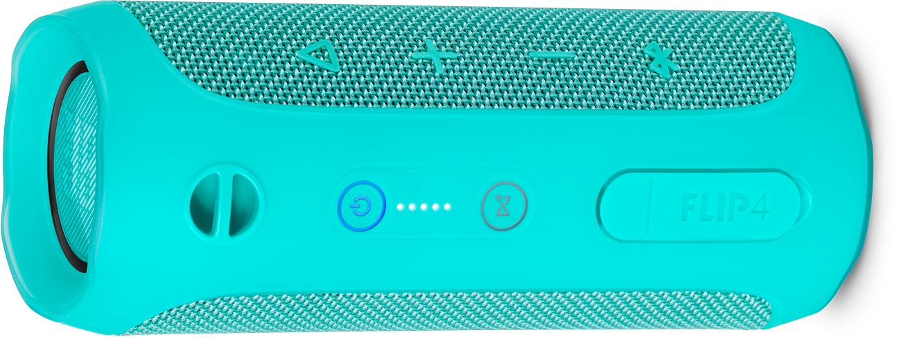JBL Flip 4 vízálló bluetooth hangszóró, türkiz