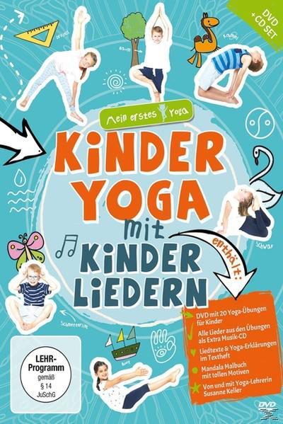 Mein Erstes Yoga: Kinderyoga Mit Kinderliedern DVD + CD