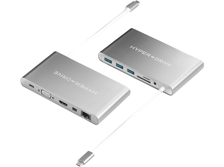 HYPER USB-C Hub HyperDrive Ultimate Silver (GN30SILVER)