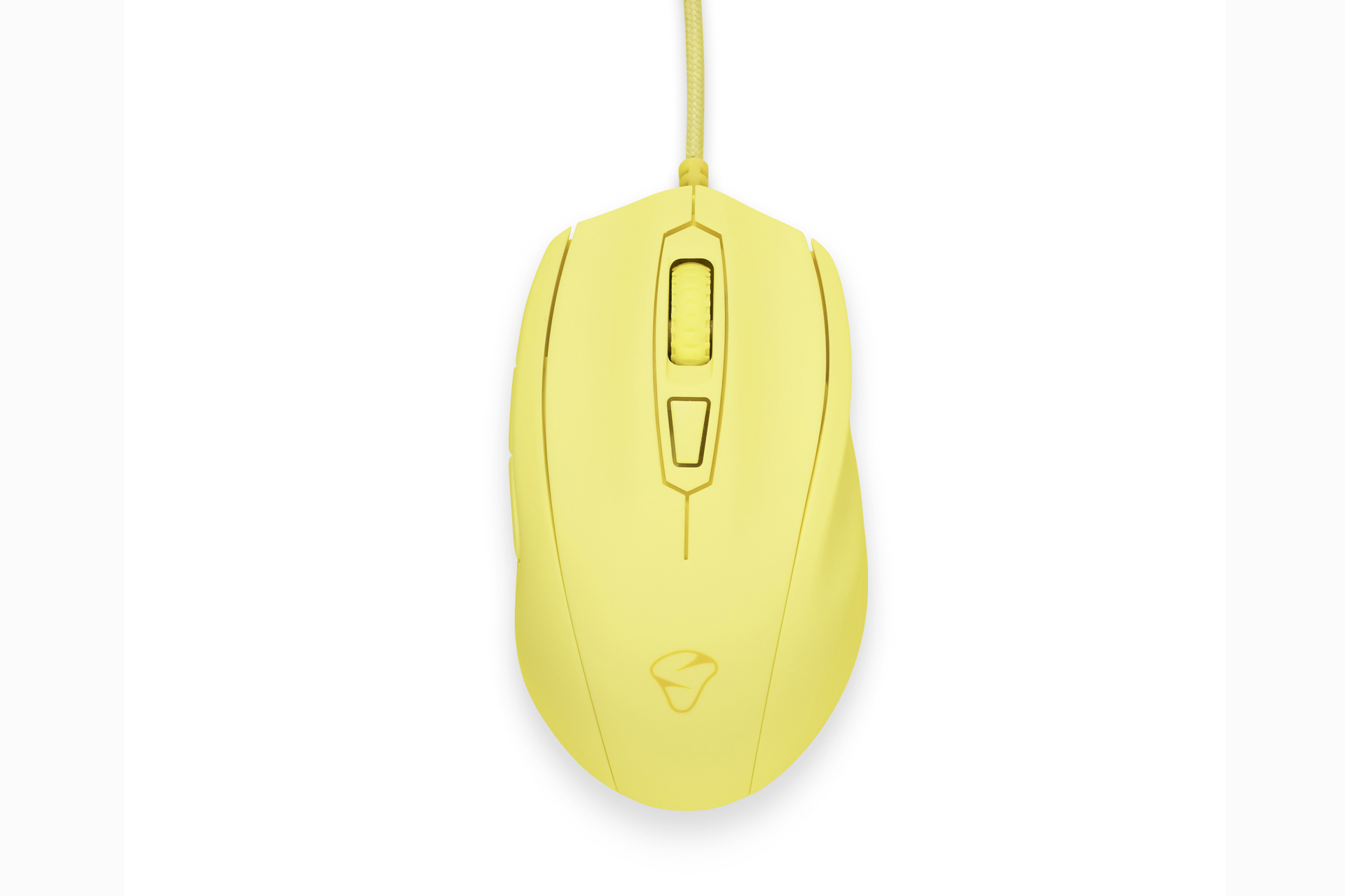 MIONIX Castor French Fries - Maus, kabelgebunden, Optisch mit Laserdioden, 5000 dpi, Gelb