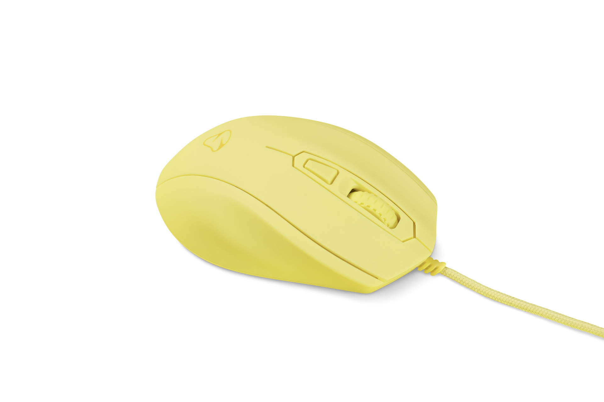 MIONIX Castor French Fries - Maus, kabelgebunden, Optisch mit Laserdioden, 5000 dpi, Gelb