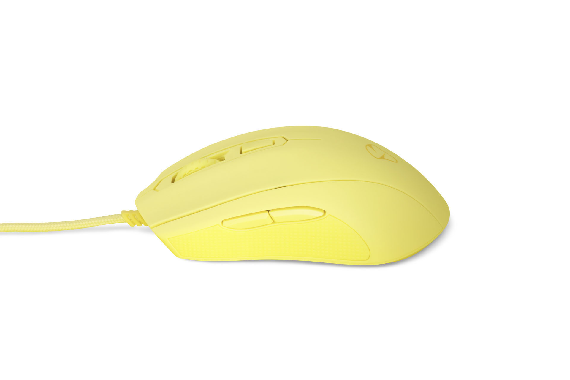 MIONIX Castor French Fries - Maus, kabelgebunden, Optisch mit Laserdioden, 5000 dpi, Gelb