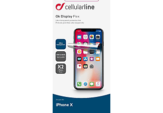 CELLULARLINE Ok Display Flex - Film de protection (Convient pour le modèle: Apple iPhone 11 Pro, iPhone X)