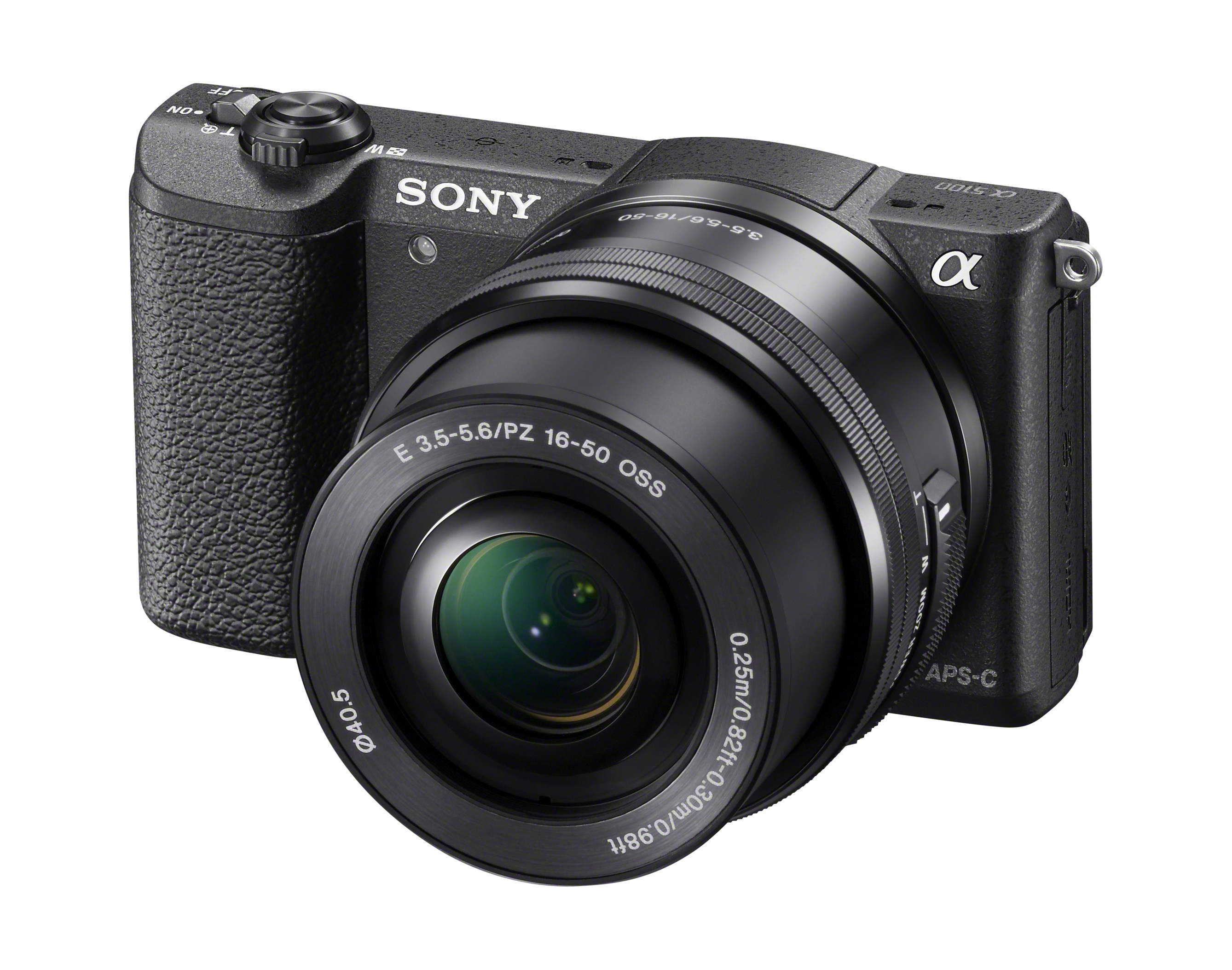 SONY Alpha 5100 KIT (ILCE-5100L) + Tasche + Speicherkarte Systemkamera mit Objektiv 16-50 mm, 7,6 cm Display Touchscreen, WLAN