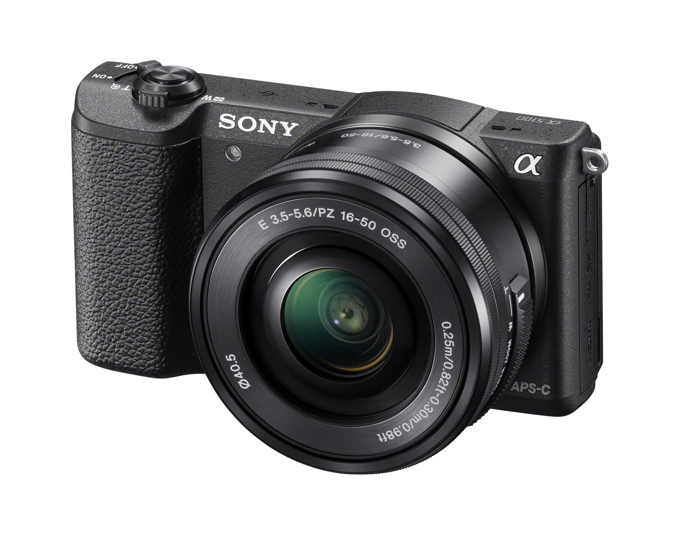 SONY Alpha 5100 KIT (ILCE-5100L) + Tasche + Speicherkarte Systemkamera mit Objektiv 16-50 mm, 7,6 cm Display Touchscreen, WLAN