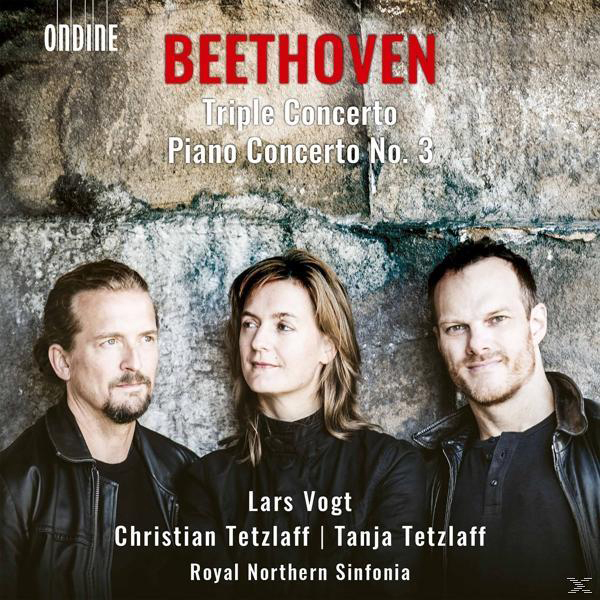 Albumcover mit drei Personen, Text: Beethoven Tripelkonzert.
