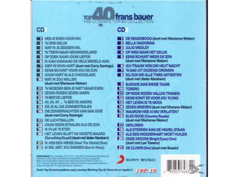 Frans Bauer - Top 40: His ultimate collection CD kopen? | MediaMarkt