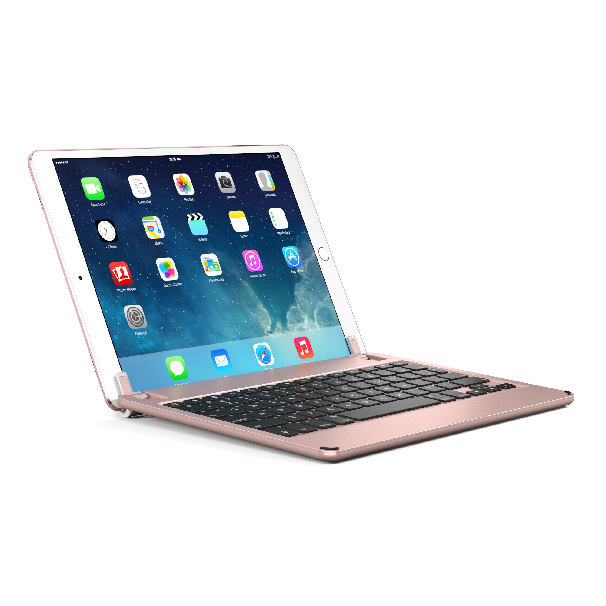 BRYDGE 10.5 - Bluetooth QWERTZ Tastatur Rosé Gold