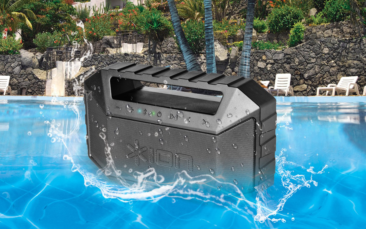 ION PLUNGE Bluetooth Lautsprecher, Schwarz, Wasserfest