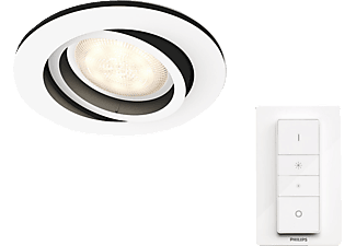 PHILIPS HUE PHILIPS Milliskin - Spot da incasso - 5.5 W - Nero - faretto a incasso LED (Bianco)