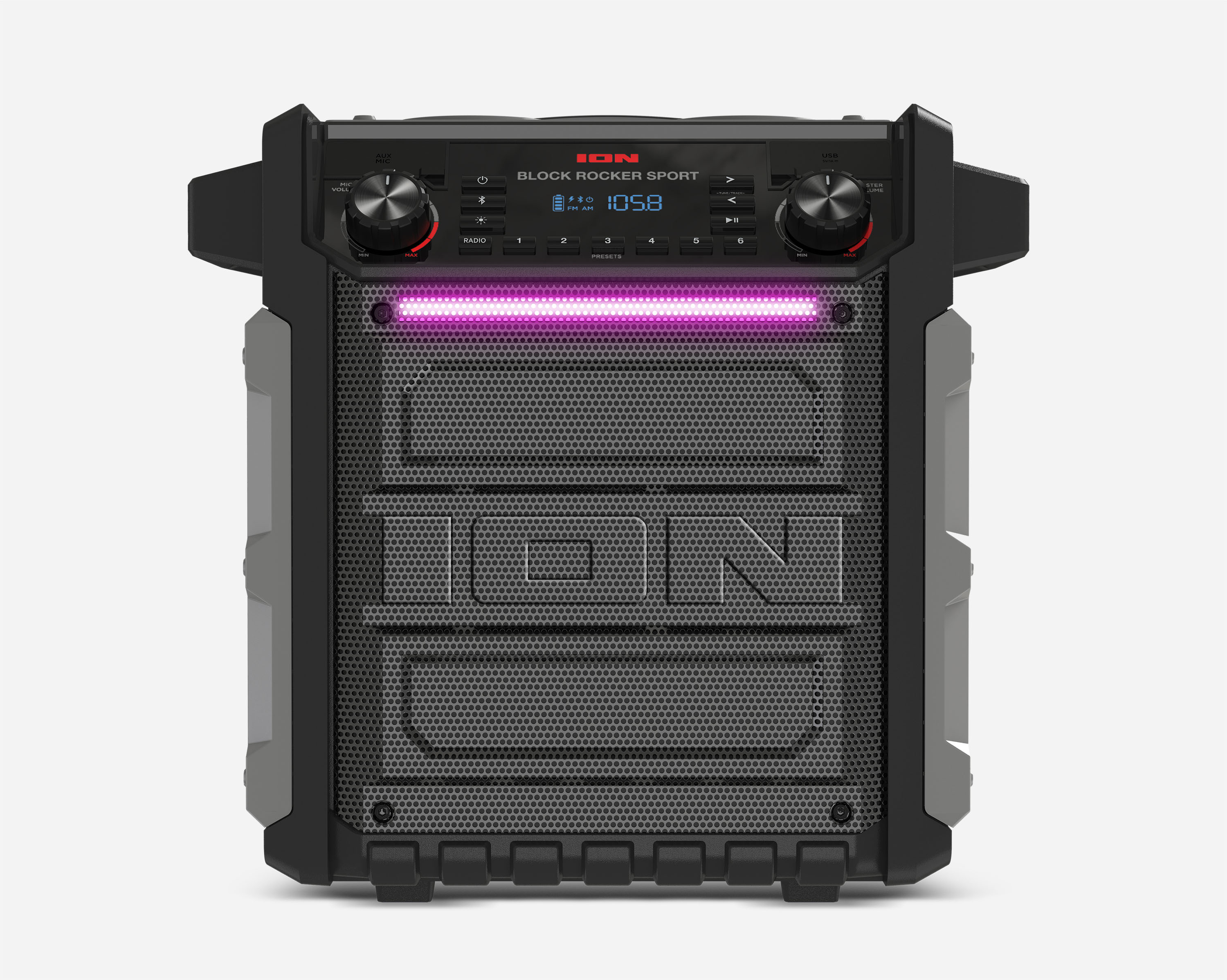 ION Block Rocker Sport Bluetooth Lautsprecher, Wasserfest