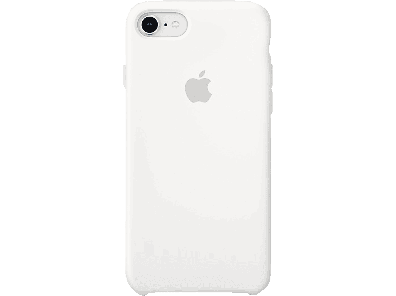 APPLE Silikon Case, Backcover, Apple, iPhone 7, iPhone 8, Weiß
