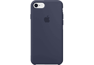 APPLE Silikon Case, Backcover, Apple, iPhone 7, iPhone 8, Mitternachtsblau