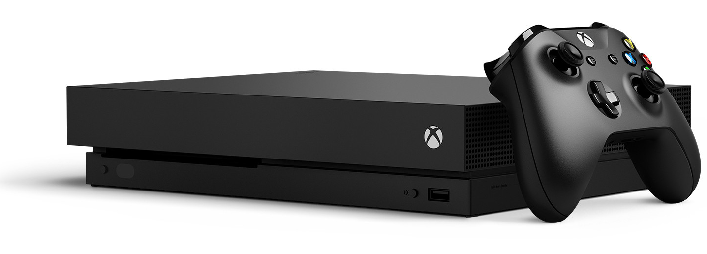 MICROSOFT Xbox One X 1 TB + Sea of Thieves (code) + extra controller