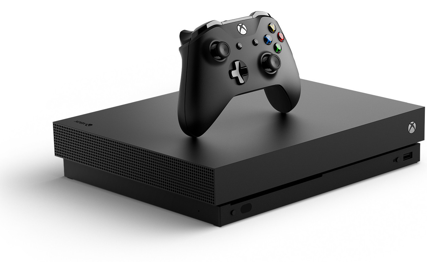 MICROSOFT Xbox One X 1 TB + Sea of Thieves (code) + extra controller