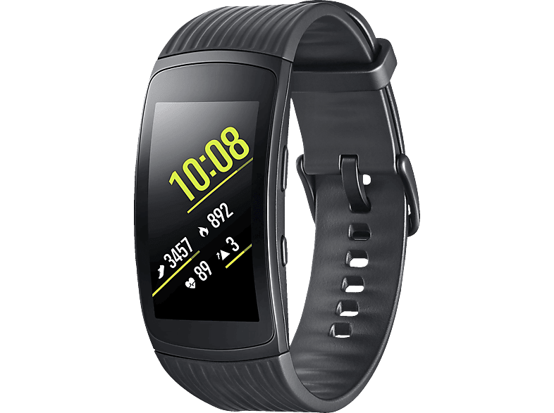 Pulsera de actividad - Samsung Gear Fit 2 Pro, 1.5'', GPS, Bluetooth, WiFi, Sumergible 50 m, Negro