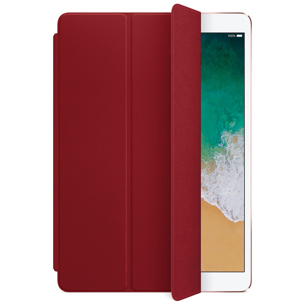 APPLE Leder Smart Cover (PRODUCT)RED, Pro, Apple, iPad Bookcover, Dunkelrot