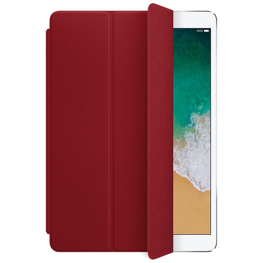 APPLE Leder Smart Cover (PRODUCT)RED, Bookcover, Apple, iPad Pro, Dunkelrot