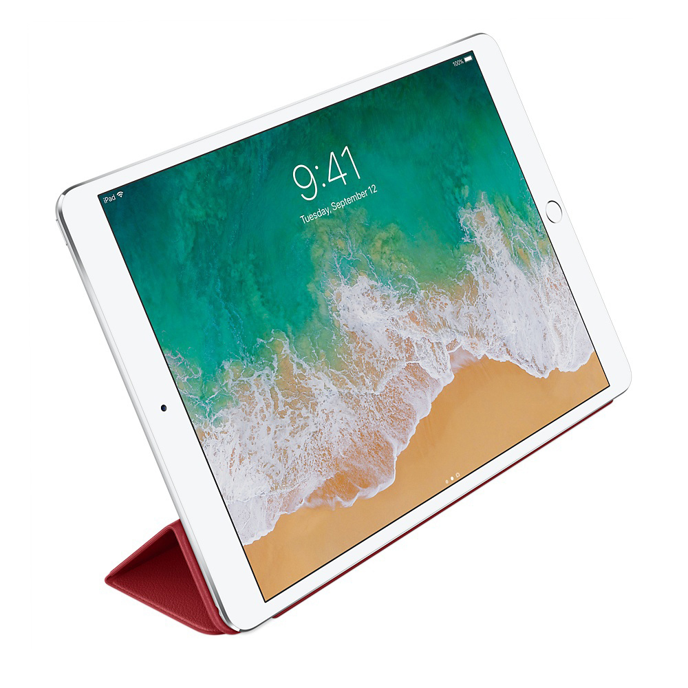 APPLE Leder Smart Cover (PRODUCT)RED, Bookcover, Apple, iPad Pro, Dunkelrot