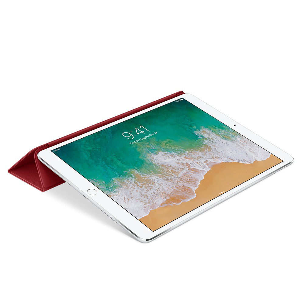 APPLE Leder Smart Cover (PRODUCT)RED, Pro, Apple, iPad Bookcover, Dunkelrot