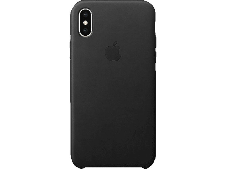 Case, Backcover, Schwarz APPLE Leder X, Apple, iPhone