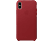 APPLE Leather Case - Handyhülle (Passend für Modell: Apple iPhone X)