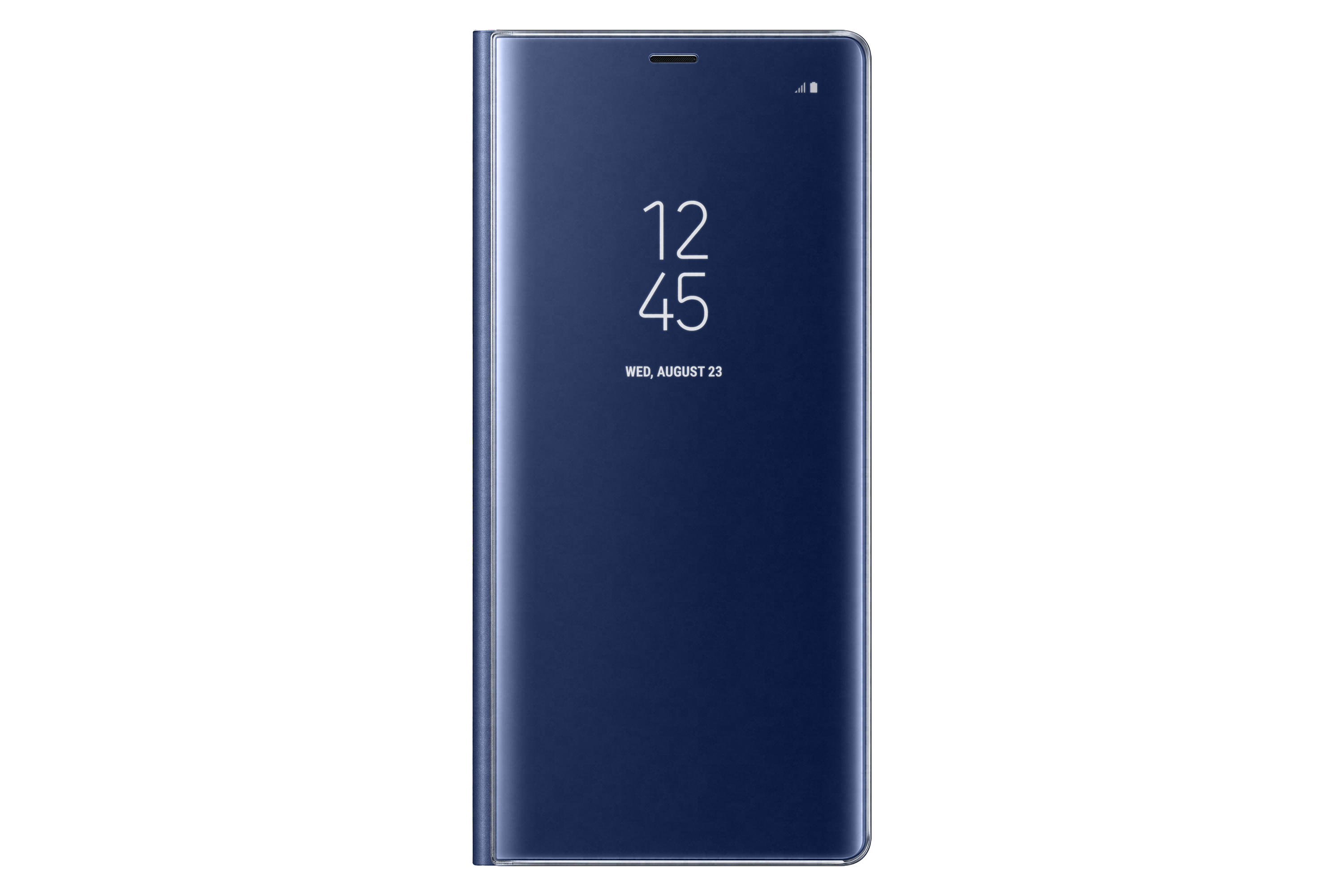 SAMSUNG Lacivert Note 8 Clear View Stand Kılıf EF-ZN950CNEGWW