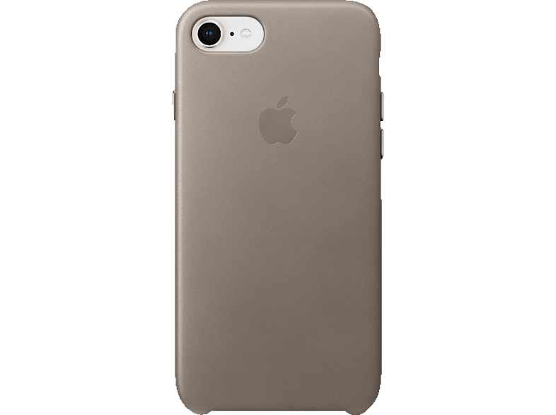 APPLE Leder Case, Backcover, Apple, iPhone 8, iPhone 7, Taupe