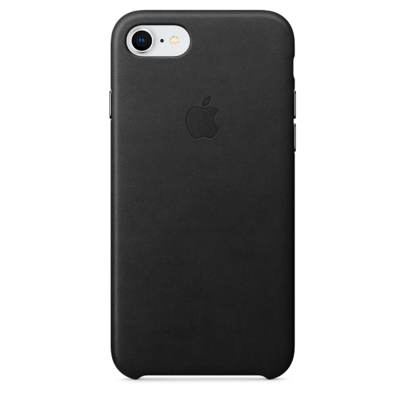 Leder Case, Schwarz Apple, iPhone Backcover, 7, iPhone APPLE 8,