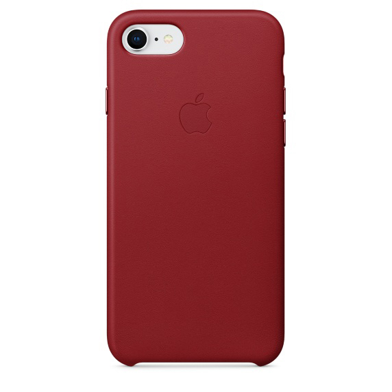 Leder Case, APPLE Rot Backcover, 8, 7, iPhone Apple, iPhone