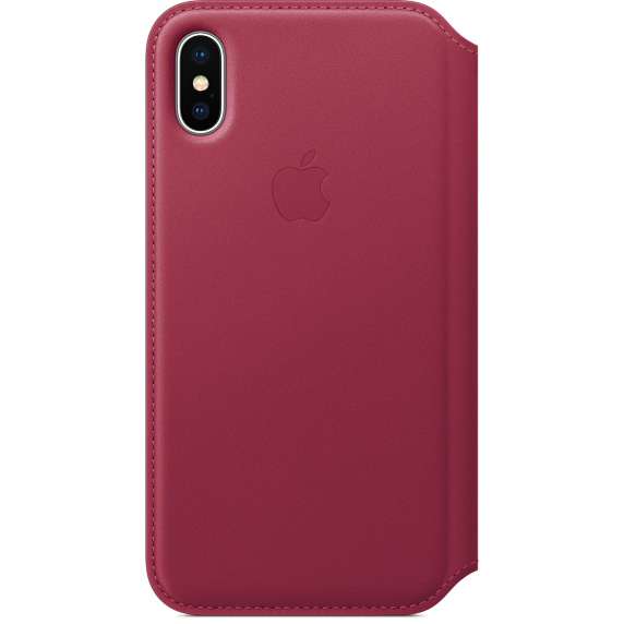 iPhone Leder Apple, APPLE Beere Case, X, Bookcover,