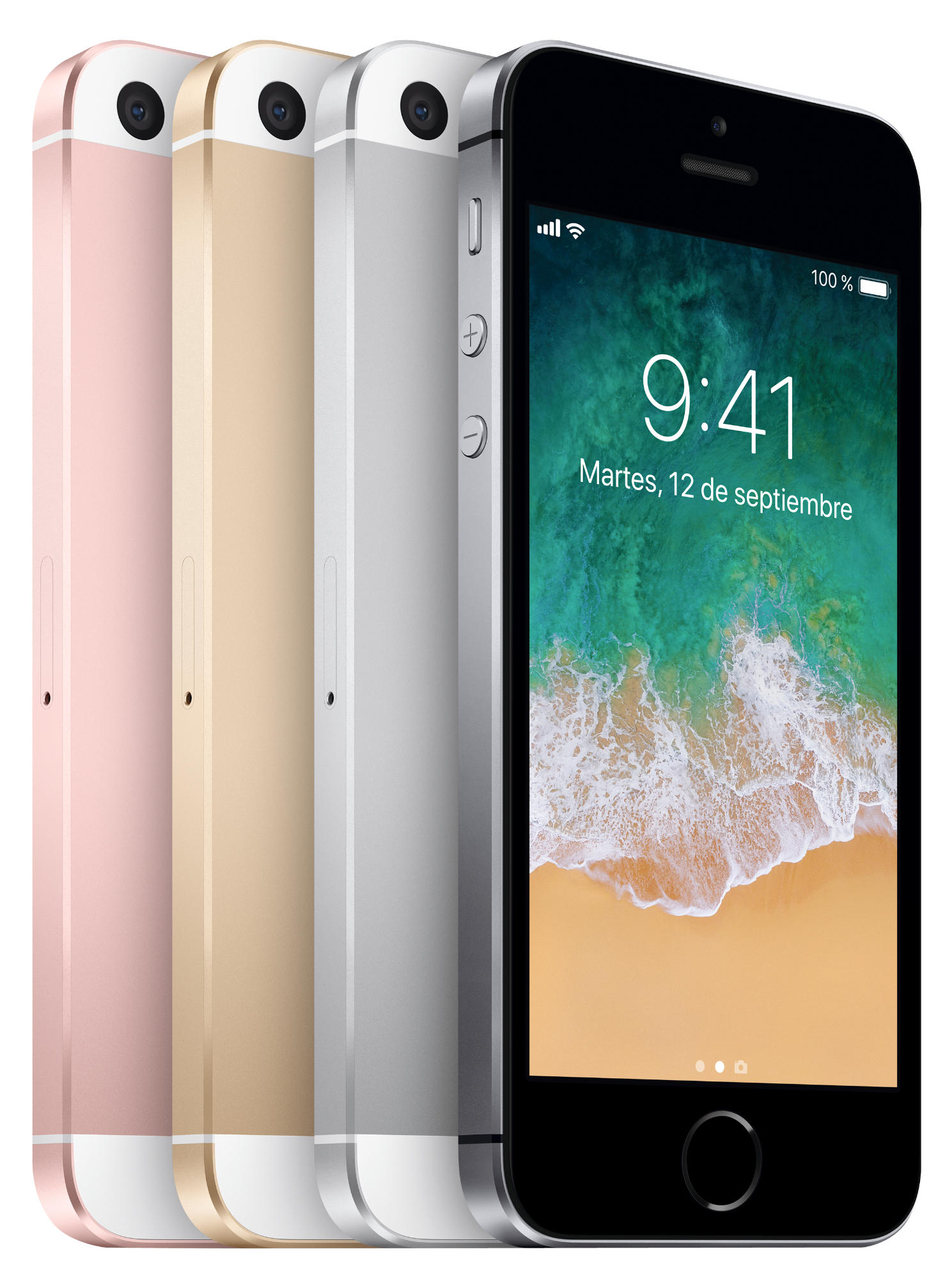 Apple iPhone SE de 32 GB, con red 4G, pantalla retina de 4", Oro rosa