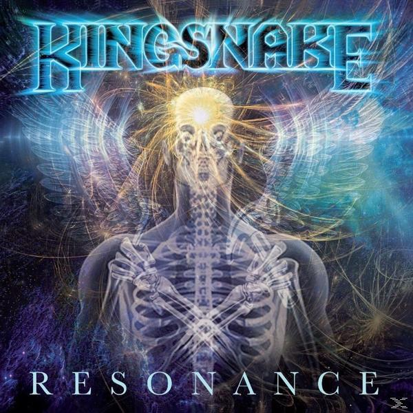 White/Blue Resonance (LTD Marbled Vinyl) (Vinyl) - - Kingsnake