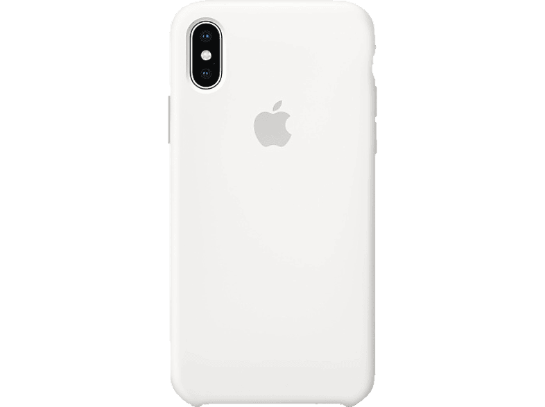 Apple, APPLE X, Silikon iPhone Backcover, Weiß Case,