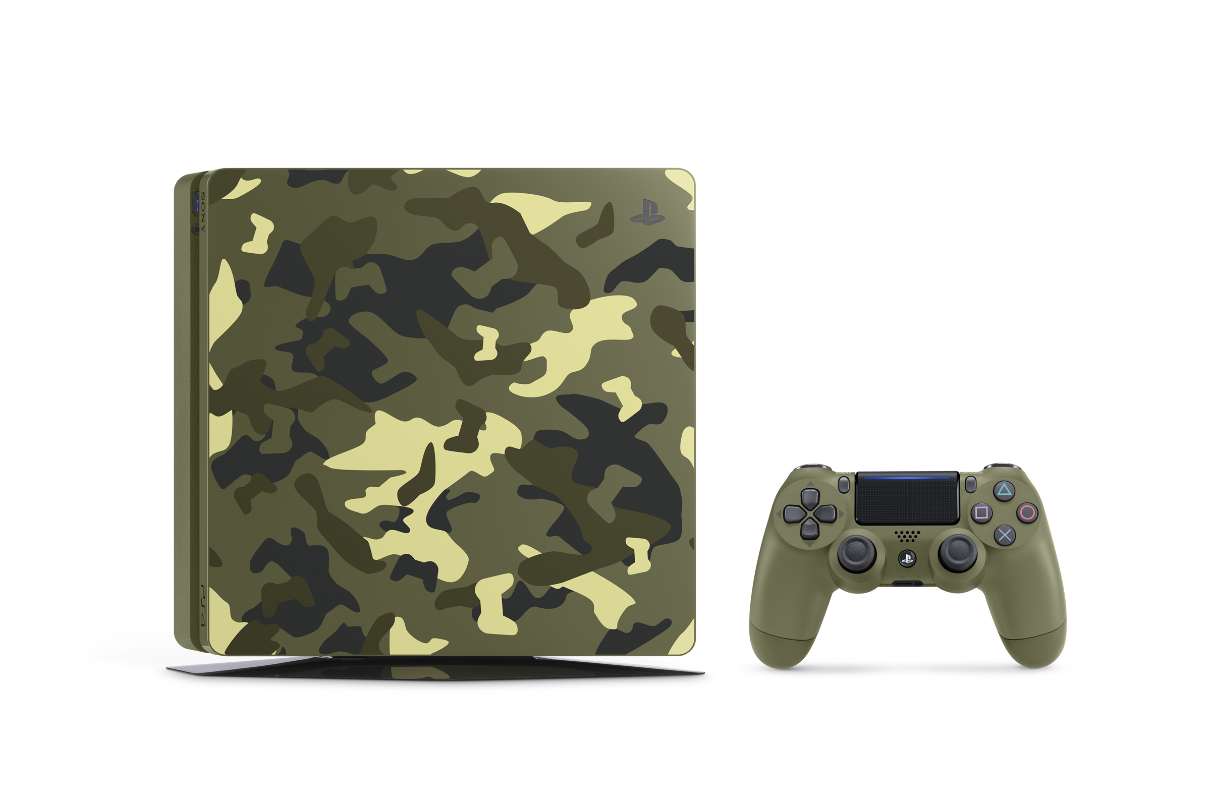 SONY PlayStation 4 1TB Green Camouflage Call of Duty WWII Ltd. Edition