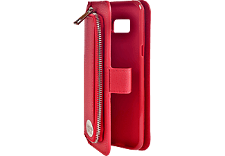 V-DESIGN W-2-1 027 Wallet 2-in-1, Bookcover, Samsung, Galaxy S8+, Rot