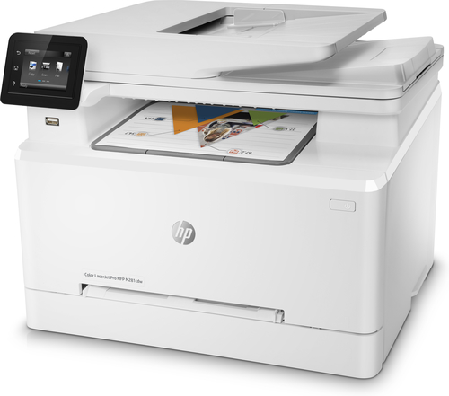 HP Multifunktionsdrucker LaserJet Pro MFP M281fdw, Farblaser (T6B82A#B19), Multifunktionsdrucker, WLAN, Weiß 