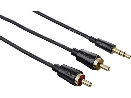 HAMA Audio-Kabel - Câble audio (Noir)
