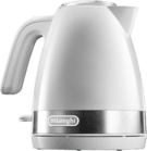 DE LONGHI Wasserkocher Active Line KBLA 2000.W, 1 Liter, weiß