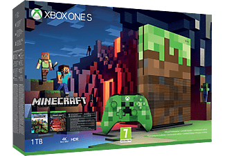MICROSOFT Xbox One S 1TB + Minecraft