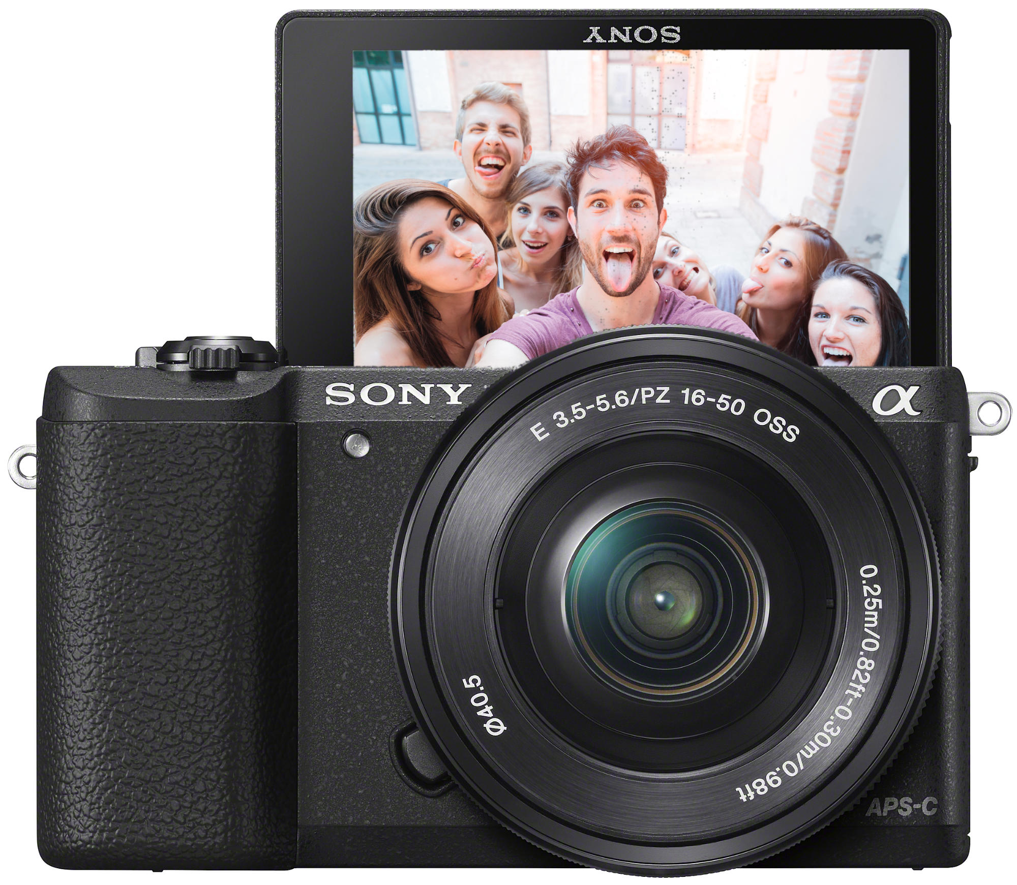 SONY Alpha 5100 KIT (ILCE-5100L) + Tasche + Speicherkarte Systemkamera mit Objektiv 16-50 mm, 7,6 cm Display Touchscreen, WLAN