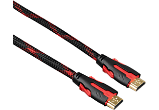 HAMA 115419 High Speed HDMI™-Kabel "High Quality", Ethernet, 2 m, Rot