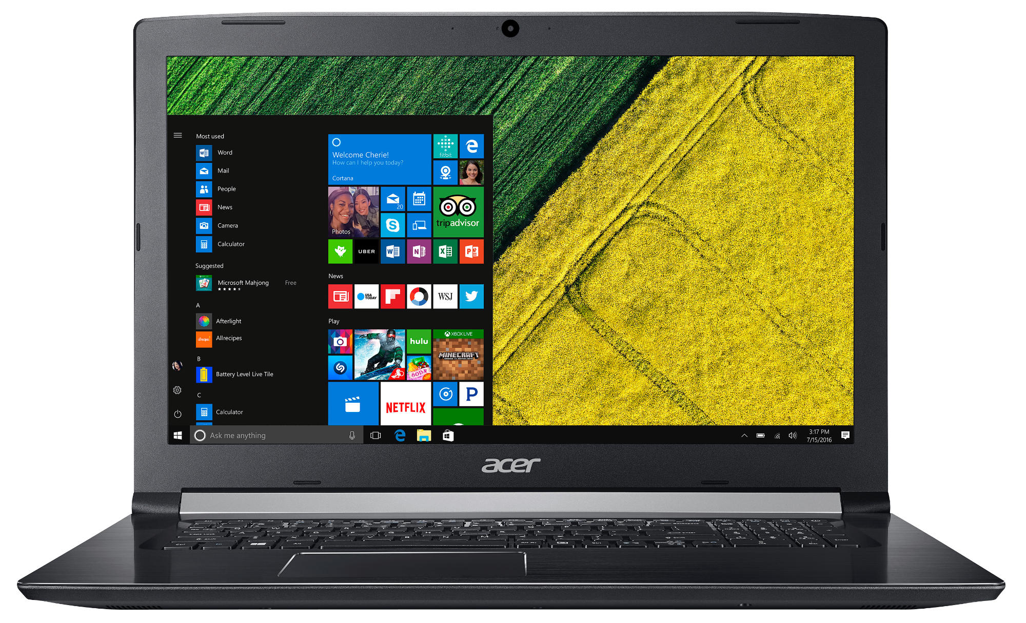 ACER Aspire 5 (A517-51-551E) - 17,3 Zoll - Intel® Core™ i5 i5-7200U - 8 GB - 1 TB - Intel® HD 620 - Windows 10 Home (64 Bit)