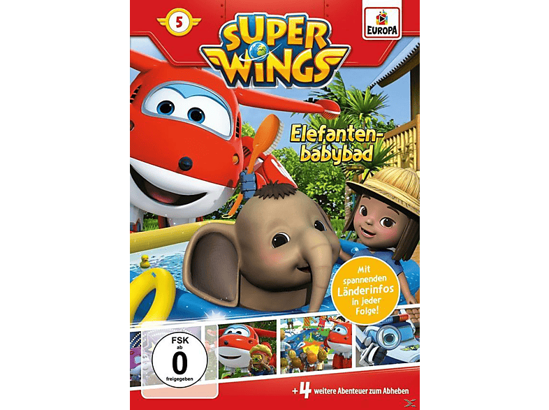 Super Wings 5 - Elefantenbabybad DVD