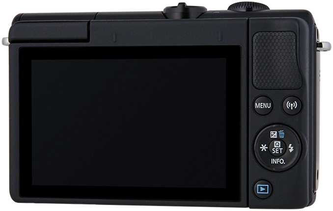 CANON EOS M100 MILC fényképezőgép, fekete + EF-M 15-45 mm IS STM + EH31FJ tok + 16GB SD kártya