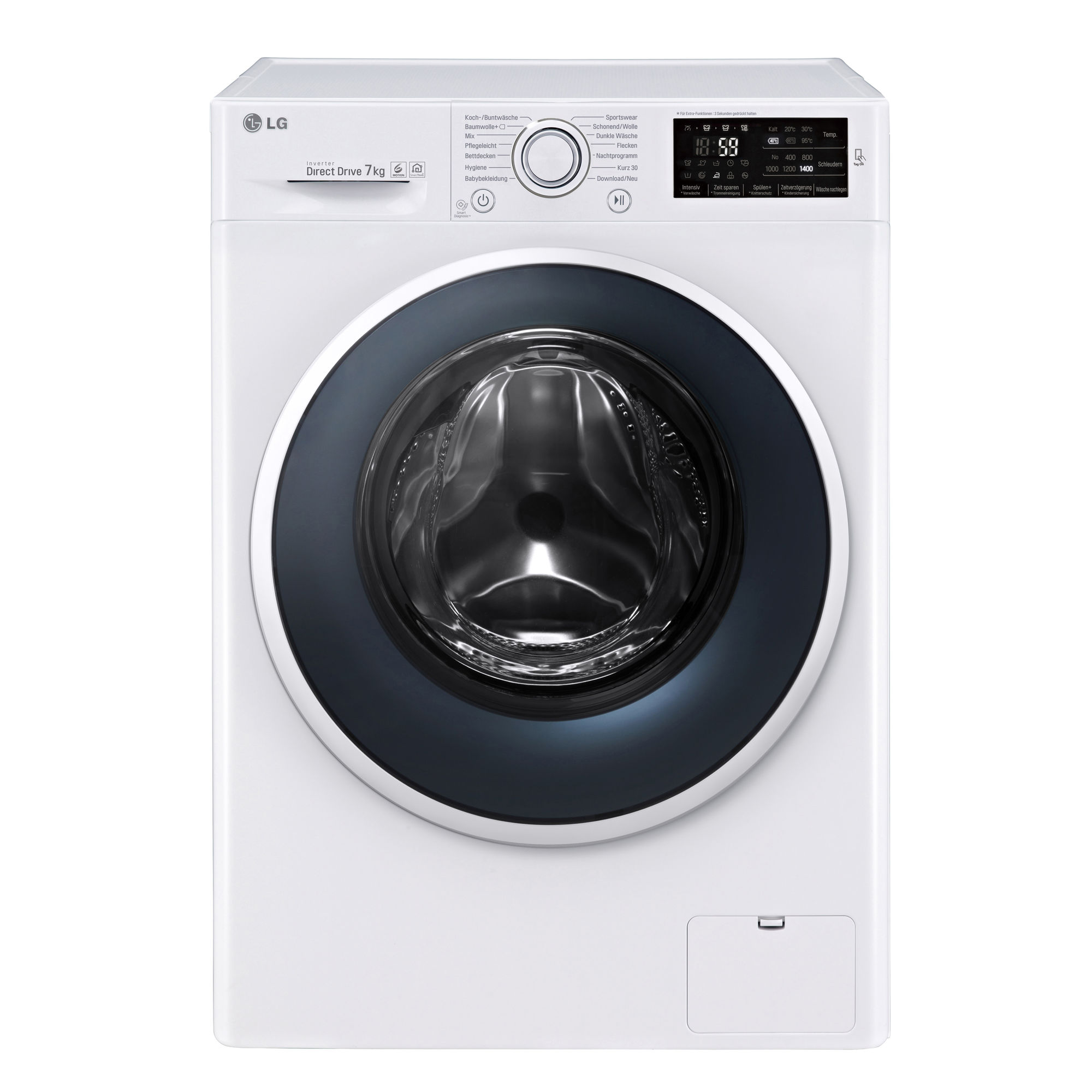 LG F14WM7EN0 - Waschmaschine (7 kg, Weiss)