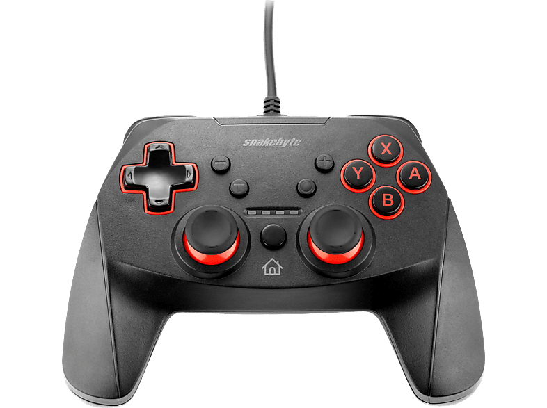 SNAKEBYTE Game:Pad SW™ Controller Schwarz/Rot für Nintendo Switch ...
