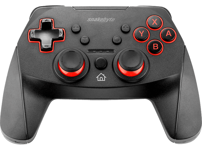 SNAKEBYTE Game:Pad SW Pro™ Controller Schwarz/Rot für Nintendo Switch ...