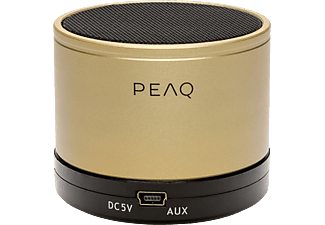 PEAQ PPA11BT-GD hordozható bluetooth hangszóró