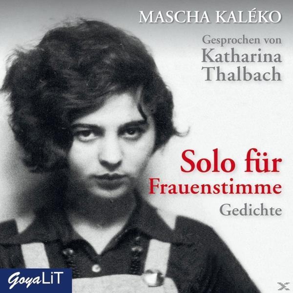 Mascha Kalèko - Solo (CD) Für - Frauenstimme.Gedichte